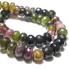 14 Inches so Gorgeous - TOURMALINE - Micro Faceted Rondell Beads Huge Size - 8 - 9 mm approx